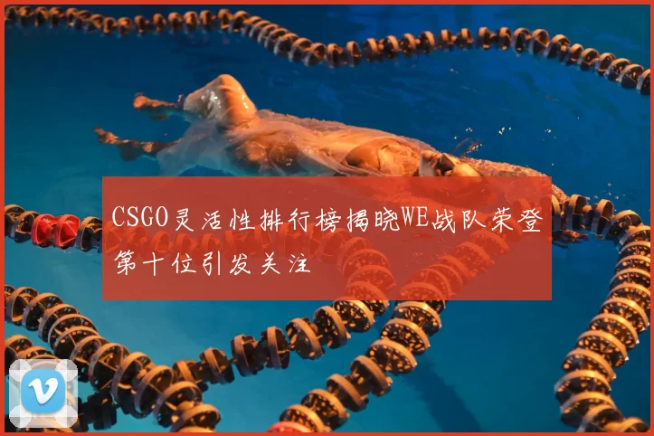 CSGO灵活性排行榜揭晓WE战队荣登第十位引发关注